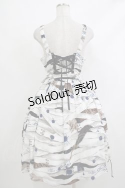 画像3: ALICE and the PIRATES / Wolf the ripper柄ジャンパースカート Free ネイビー H-25-10-21-1008-PA-OP-NS-ZH