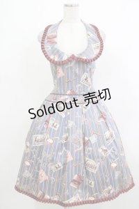 ALICE and the PIRATES / Teufel von Hameln柄ジャンパースカートII Free サファイア H-25-10-21-1013-PA-OP-NS-ZH