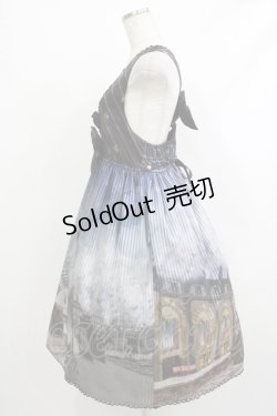 画像2: ALICE and the PIRATES / The Wizarding platform〜蒸気機関と霧の街の幻〜柄ジャンパースカートII Free ネイビー H-25-10-21-1015-PA-OP-NS-ZH