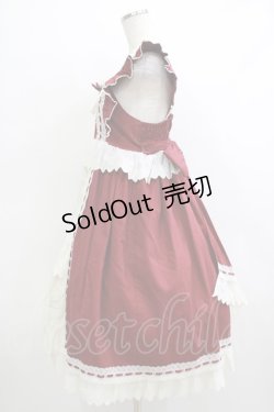 画像2: ALICE and the PIRATES / My Dear Dollベビードールジャンパースカート Free ボルドー H-25-10-21-1002-PA-OP-NS-ZH