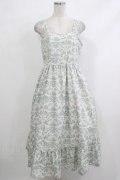 m petit by misako / MSKトワルドジュイジャンパースカート L オフ/ブルー H-25-10-21-1016-LO-SK-NS-ZH