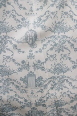 画像4: m petit by misako / MSKトワルドジュイジャンパースカート L オフ/ブルー H-25-10-21-1016-LO-SK-NS-ZH