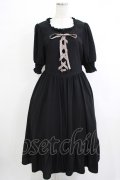 m petit by misako / AMレースアップワンピース L ブラック H-25-10-21-1019-LO-OP-NS-ZH