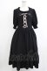 画像1: m petit by misako / AMレースアップワンピース L ブラック H-25-10-21-1019-LO-OP-NS-ZH (1)