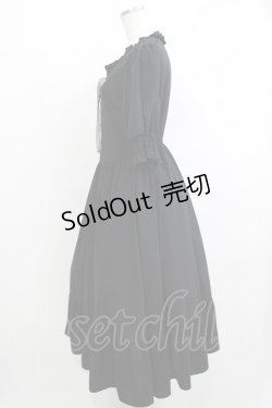 画像2: m petit by misako / AMレースアップワンピース L ブラック H-25-10-21-1019-LO-OP-NS-ZH