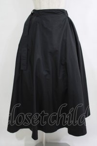 INGEBORG / ラップ風フレアースカート 3（9号） ブラック H-25-10-21-1022-LO-SK-NS-ZH