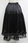 画像3: ALICE and the PIRATES / レースロングペチコート Free ブラック H-25-10-21-1023-PA-SK-NS-ZH (3)