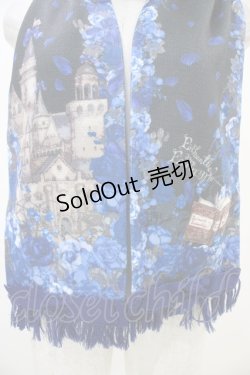 画像2: Enchantlic Enchantilly / いばらの城マフラー  ブラック H-25-10-21-008-LO-ZA-NS-ZH