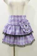 QOOZA / Kuromi mini skirt  ラベンダー H-25-10-21-2001-PU-SK-KB-ZY