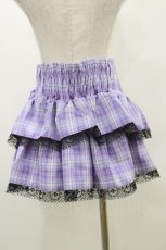 画像2: QOOZA / Kuromi mini skirt  ラベンダー H-25-10-21-2008-PU-SK-KB-ZH (2)