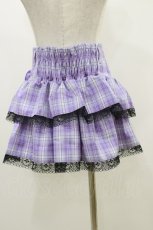 画像2: QOOZA / Kuromi mini skirt  ラベンダー H-25-10-21-2001-PU-SK-KB-ZY (2)