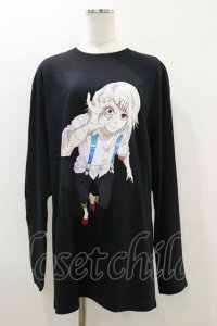 QOOZA / 東京喰種×QOOZA鈴屋什造 L/S TEE  ブラック H-25-10-21-2023-PU-TO-KB-OS