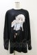 画像1: QOOZA / 東京喰種×QOOZA鈴屋什造 L/S TEE  ブラック H-25-10-21-2025-PU-TO-KB-ZH (1)