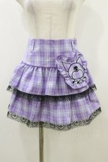 画像1: QOOZA / Kuromi mini skirt  ラベンダー H-25-10-21-2003-PU-SK-KB-ZH (1)
