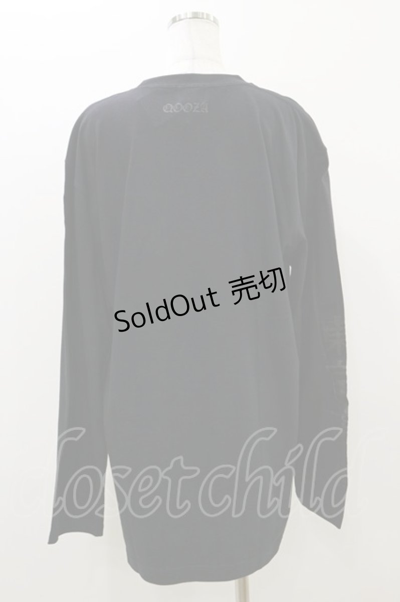 画像2: QOOZA / 東京喰種×QOOZA鈴屋什造 L/S TEE  ブラック H-25-10-21-2025-PU-TO-KB-ZI (2)