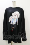 QOOZA / 東京喰種×QOOZA鈴屋什造 L/S TEE  ブラック H-25-10-21-2026-PU-TO-KB-ZI