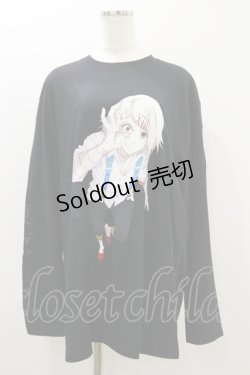 画像1: QOOZA / 東京喰種×QOOZA鈴屋什造 L/S TEE  ブラック H-25-10-21-2026-PU-TO-KB-ZI