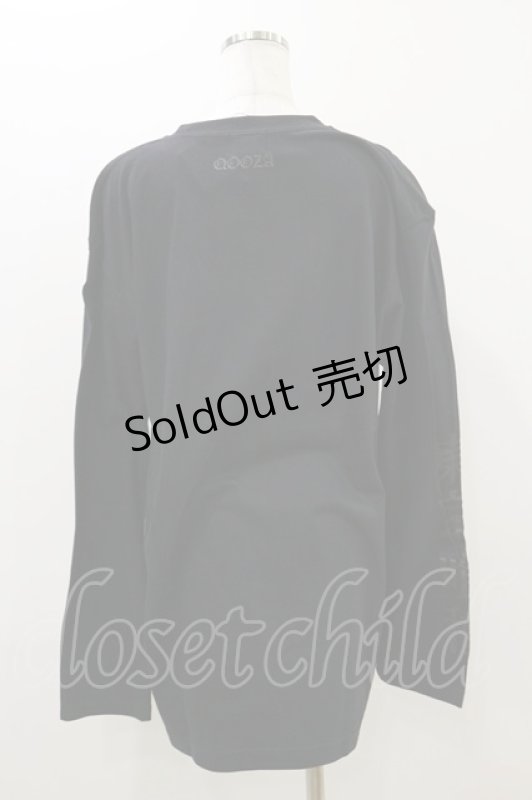 画像2: QOOZA / 東京喰種×QOOZA鈴屋什造 L/S TEE  ブラック H-25-10-21-2029-PU-TO-KB-ZS (2)