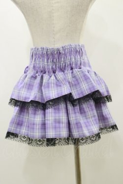 画像2: QOOZA / Kuromi mini skirt  ラベンダー H-25-10-21-2003-PU-SK-KB-ZH