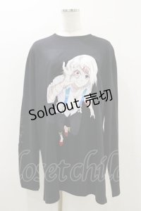 QOOZA / 東京喰種×QOOZA金木研 ダメージスウェット  ブラック H-25-10-21-2031-PU-TO-KB-ZS