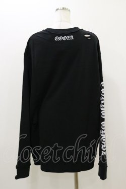 画像2: QOOZA / 東京喰種×QOOZA金木研 ダメージスウェット  ブラック H-25-10-21-2032-PU-TO-KB-ZH