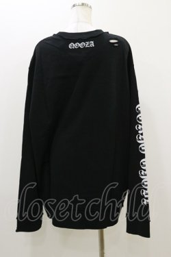 画像2: QOOZA / 東京喰種×QOOZA金木研 ダメージスウェット  ブラック H-25-10-21-2033-PU-TO-KB-ZH