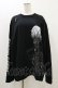 画像1: QOOZA / 東京喰種×QOOZA金木研 ダメージスウェット  ブラック H-25-10-21-2034-PU-TO-KB-ZH (1)