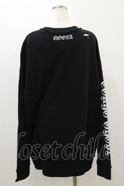 画像2: QOOZA / 東京喰種×QOOZA金木研 ダメージスウェット  ブラック H-25-10-21-2034-PU-TO-KB-ZH