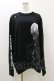 画像1: QOOZA / 東京喰種×QOOZA金木研 ダメージスウェット  ブラック H-25-10-21-2035-PU-TO-KB-ZH (1)