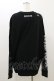 画像2: QOOZA / 東京喰種×QOOZA金木研 ダメージスウェット  ブラック H-25-10-21-2036-PU-TO-KB-ZH (2)