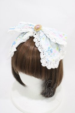 画像1: BABY,THE STARS SHINE BRIGHT / Versailles Rose Bouquet柄ジャンヌカチューシャ  ブルームーン H-25-10-21-003-BA-AC-NS-ZH
