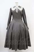 Innocent World / レイラワンピース L グレー×生成/Gray×Beige H-25-10-21-018-IW-OP-NS-ZH