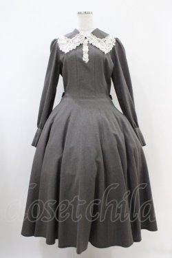 画像1: Innocent World / レイラワンピース L グレー×生成/Gray×Beige H-25-10-21-018-IW-OP-NS-ZH