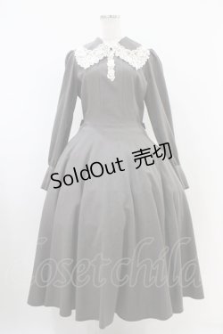 画像1: Innocent World / レイラワンピース L グレー×生成/Gray×Beige H-25-10-21-018-IW-OP-NS-ZH