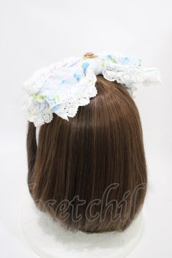 画像2: BABY,THE STARS SHINE BRIGHT / Versailles Rose Bouquet柄ジャンヌカチューシャ  ブルームーン H-25-10-21-003-BA-AC-NS-ZH