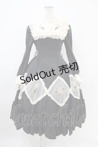 Hoshibako Works / すずらんのしおり ワンピース(ロング丈) XS ブラック H-25-10-21-019-LO-OP-NS-ZH