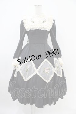 画像1: Hoshibako Works / すずらんのしおり ワンピース(ロング丈) XS ブラック H-25-10-21-019-LO-OP-NS-ZH