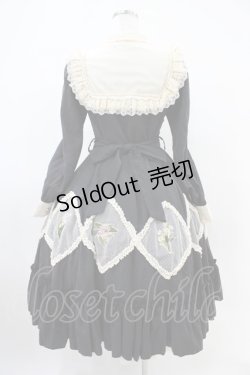 画像2: Hoshibako Works / すずらんのしおり ワンピース(ロング丈) XS ブラック H-25-10-21-019-LO-OP-NS-ZH