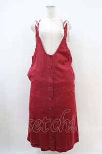 PINK HOUSE / セーラーカラーデニムジャンパースカート  レッド H-25-10-21-024-LO-OP-NS-ZH