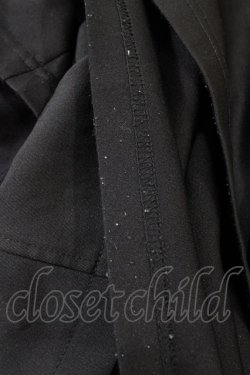 画像4: Qutie Frash / レイヤード風袴パンツ  黒×赤 H-25-10-22-003-QU-PA-KB-ZH