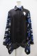 画像1: NieR Clothing / 着物風袖シャツ  ブラック H-25-10-22-044-PU-BL-KB-ZH (1)