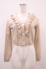 MILK /  Baby doll カーデ  ベージュ H-25-10-22-048-ML-TO-KB-ZH