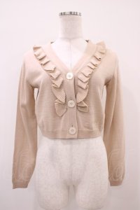 MILK /  Baby doll カーデ  ベージュ H-25-10-22-048-ML-TO-KB-ZH