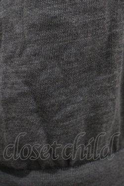 画像4: Jane Marple Dans Le Salon / Knit&Playing cards collaborationドレス M ミックスグレー×ブラック H-25-10-22-1027-JM-OP-KB-ZH
