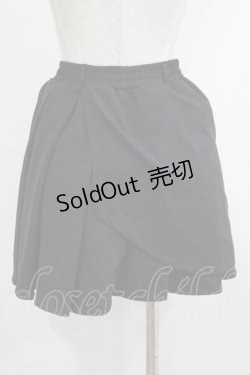 画像3: NieR Clothing / ラップ風プリーツスカート  黒 H-25-10-22-1030-PU-SK-KB-ZH