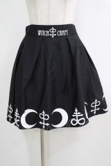 Restyle / SYMBOL SKIRT L ブラック×ホワイト H-25-10-22-1031-GO-SK-KB-ZH