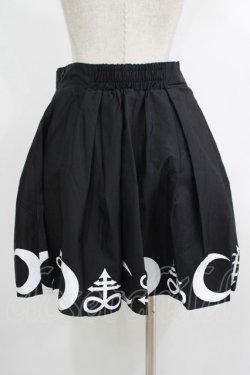 画像3: Restyle / SYMBOL SKIRT L ブラック×ホワイト H-25-10-22-1031-GO-SK-KB-ZH