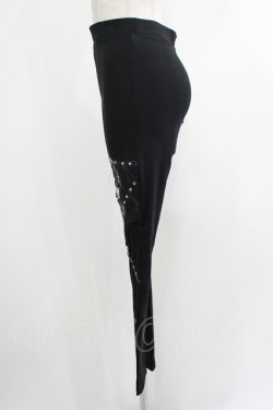 画像2: Restyle / PENTAGRAM HARNESS LEGGINGS M ブラック H-25-10-22-1039-GO-PA-KB-ZH
