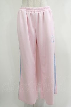 画像1: ACDC RAG / 安心ジャージパンツ  パステルピンク×パステルブルー H-25-10-22-1041-PU-PA-KB-ZH