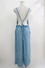 画像3: 【SALE】Jane Marple Dans Le Salon / Lily of the valleyサロペットパンツ M ブルーグレー H-25-10-22-1042-JM-PA-KB-ZT099 (3)